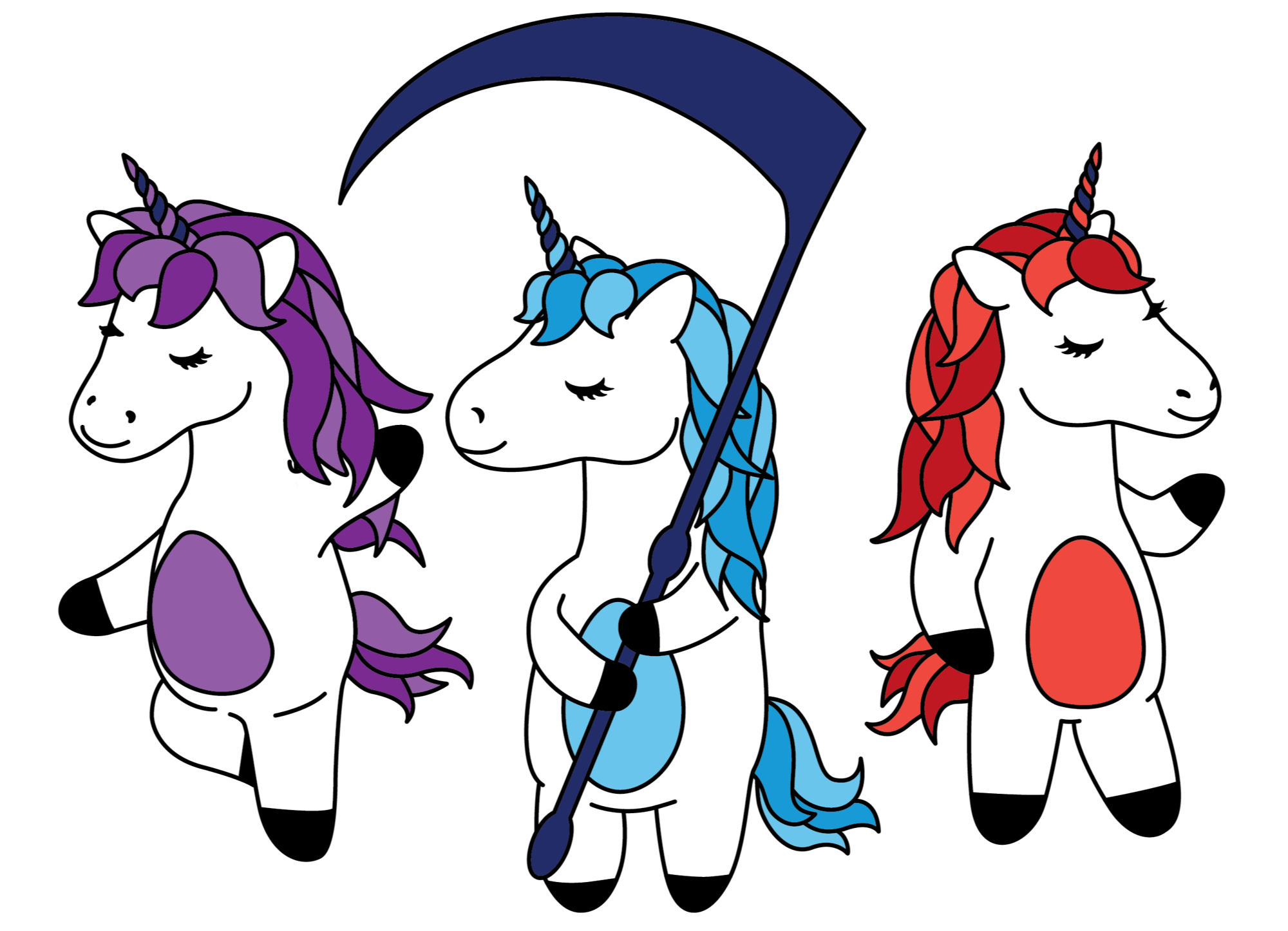 unicorn trio 