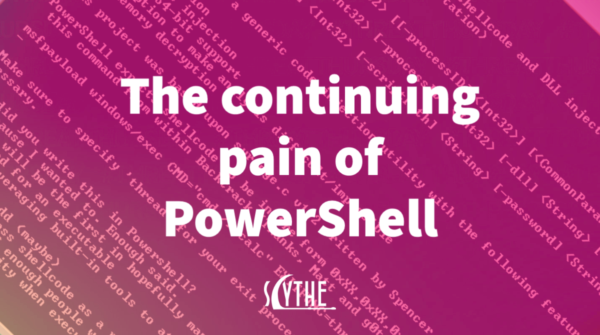The continuing pain of PowerShell