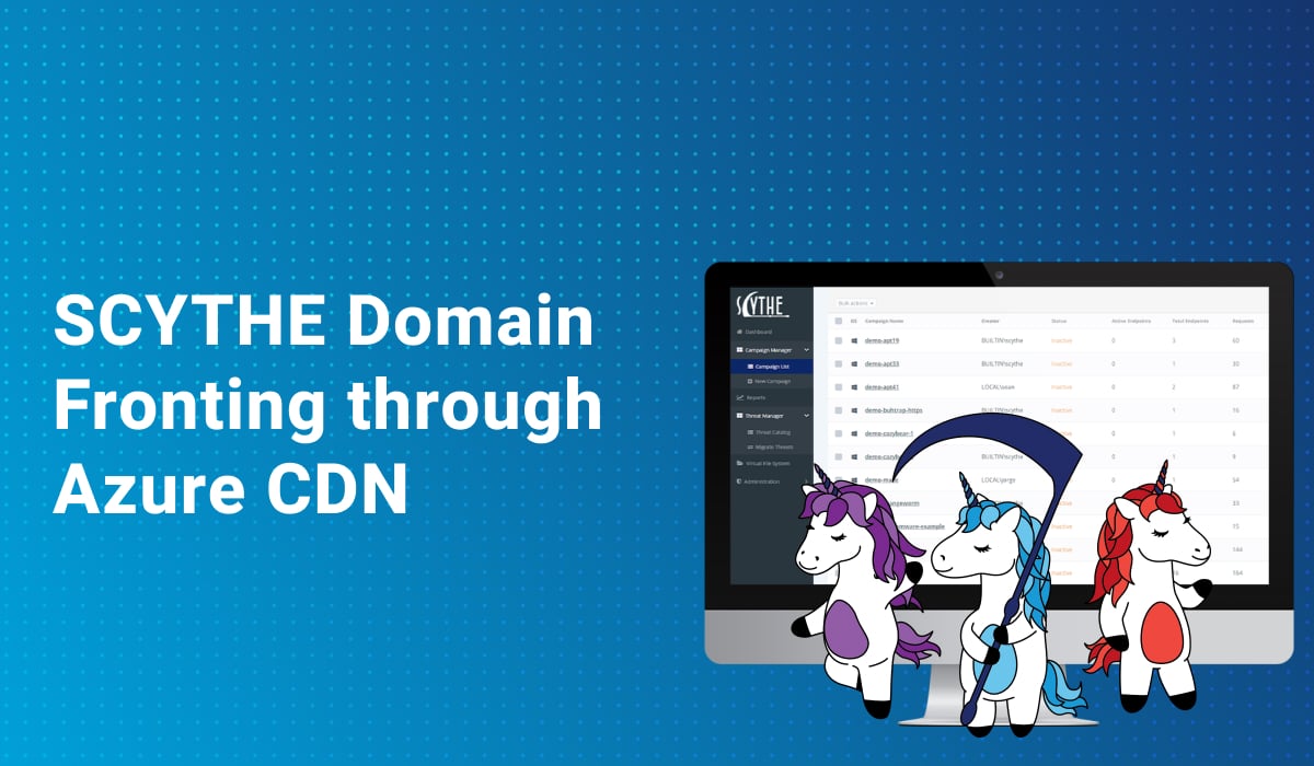 SCYTHE Domain Fronting through Azure CDN