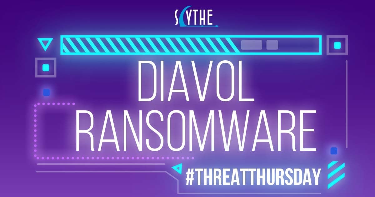 Adversary Emulation Diavol Ransomware #ThreatThursday