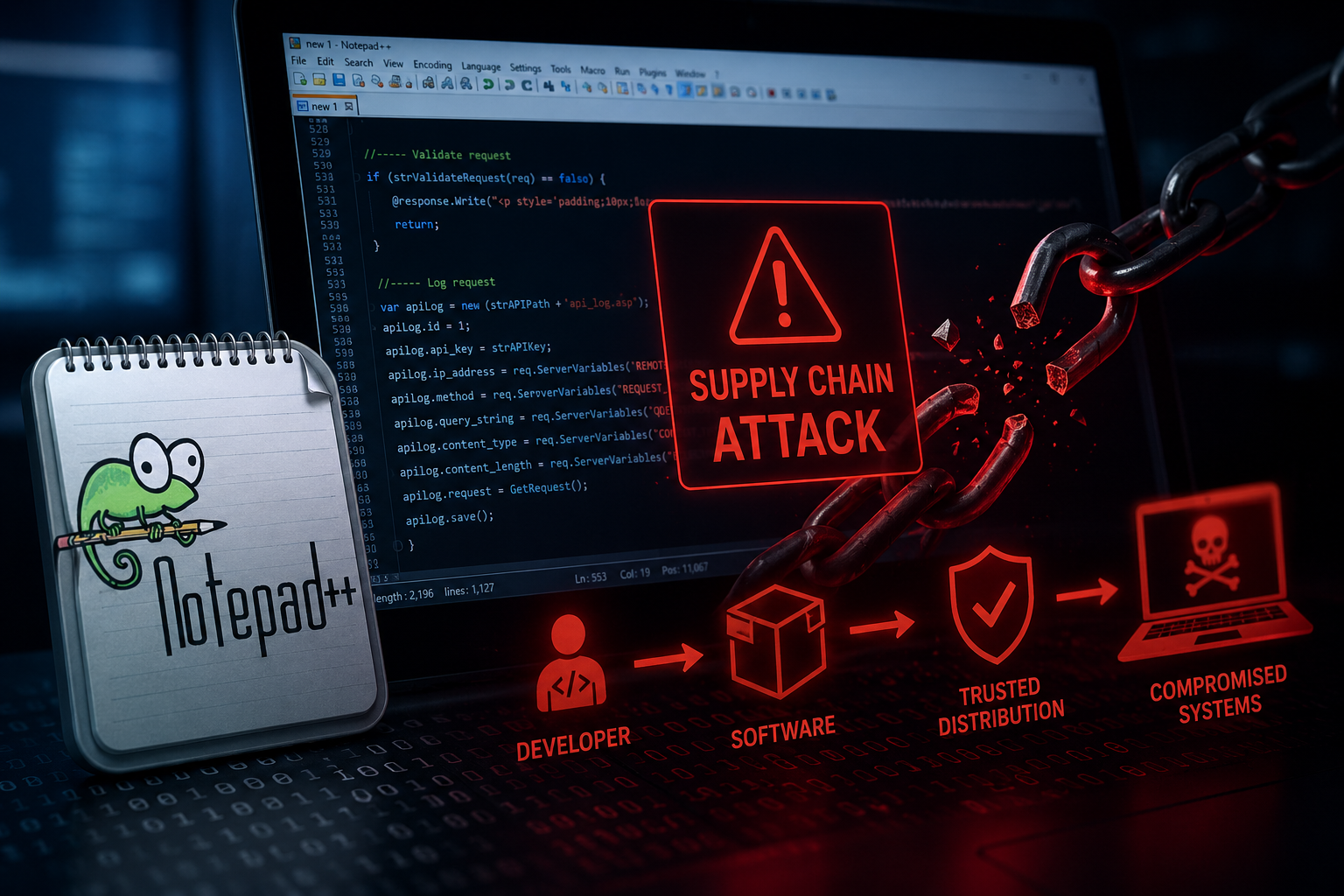 When Trusted Updates Turn Malicious: The Notepad++ Supply Chain Attack